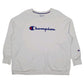Womens White Champion  Crewneck Jumper