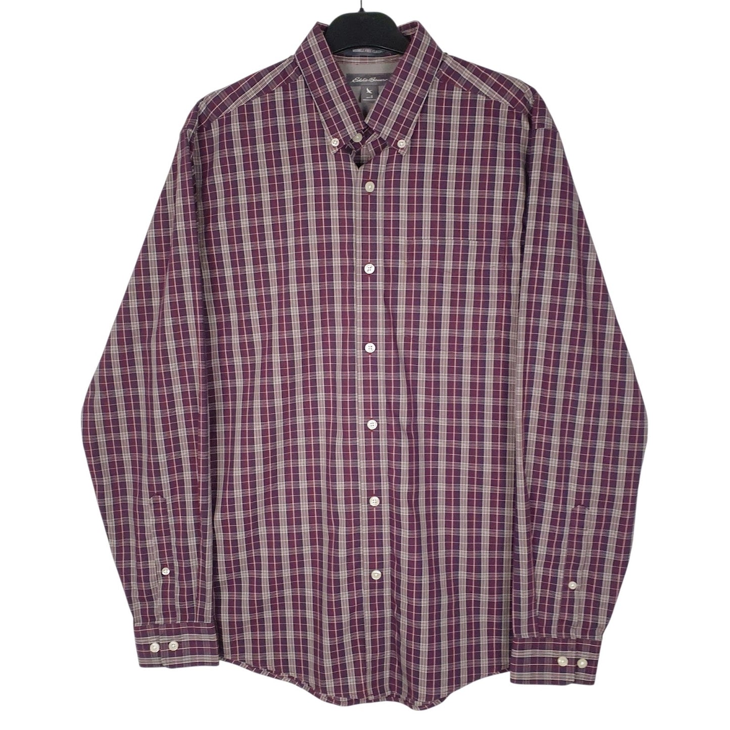 Mens Red Eddie Bauer  Long Sleeve Shirt