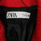 Womens Red Zara   Coat