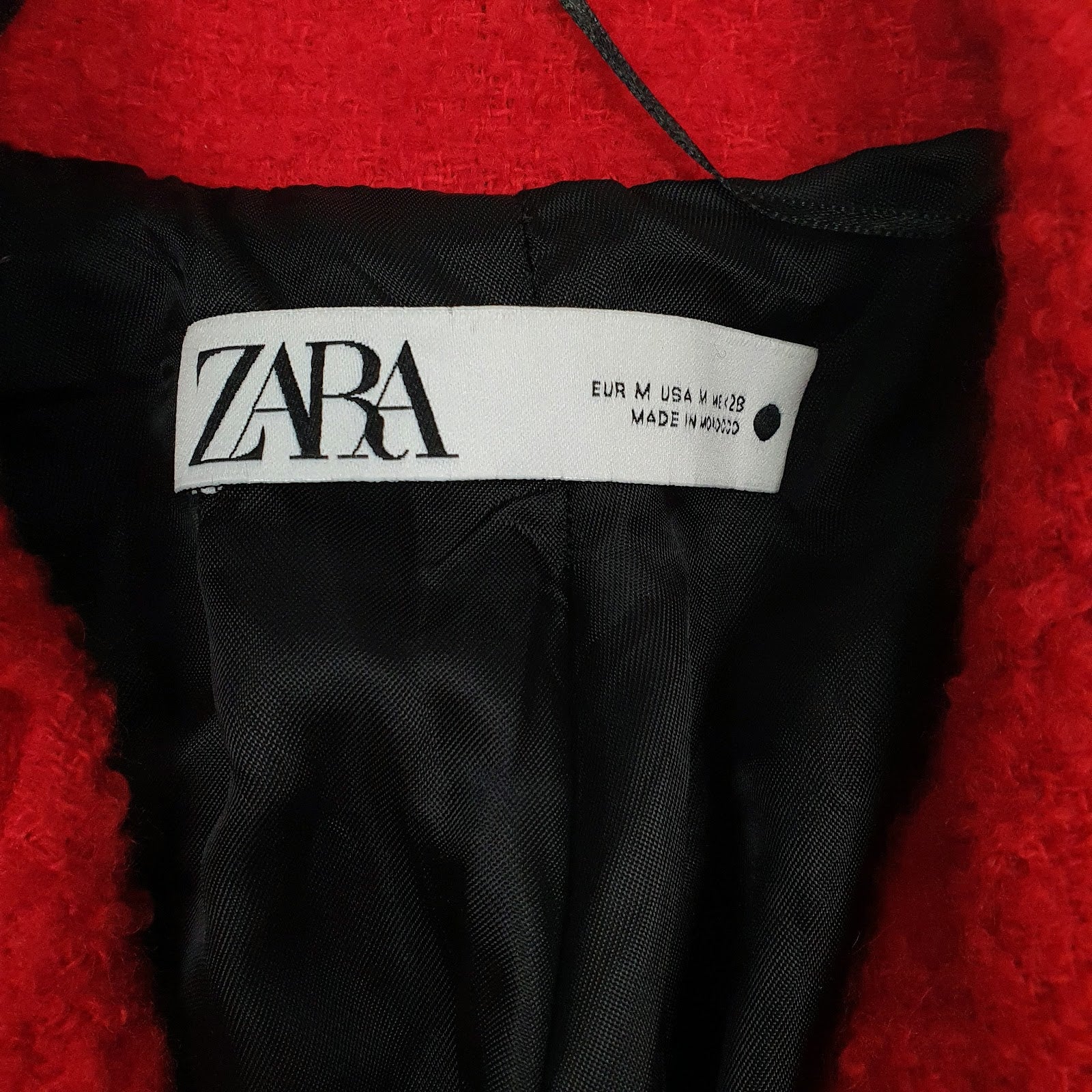 Womens Red Zara   Coat