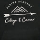 Mens Black Champion Alpine Academy Skiing Hoodie Jumper