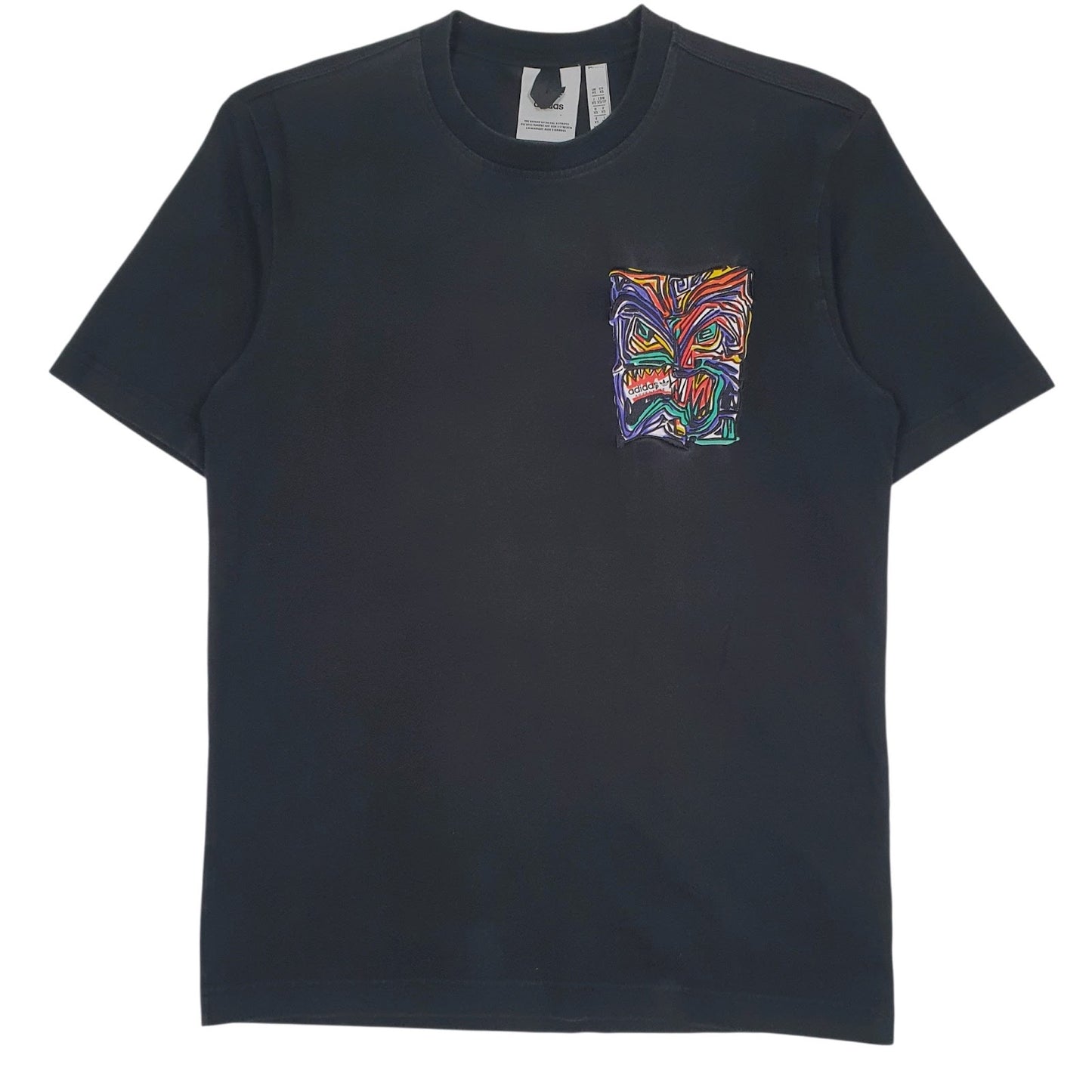 Mens Black Adidas  Short Sleeve T Shirt