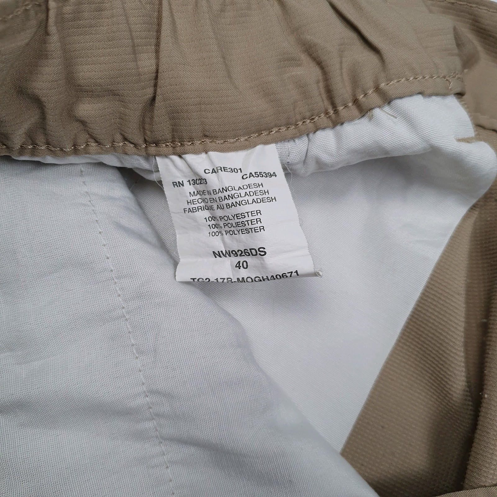 Mens Beige Wrangler  Hoodie Shorts