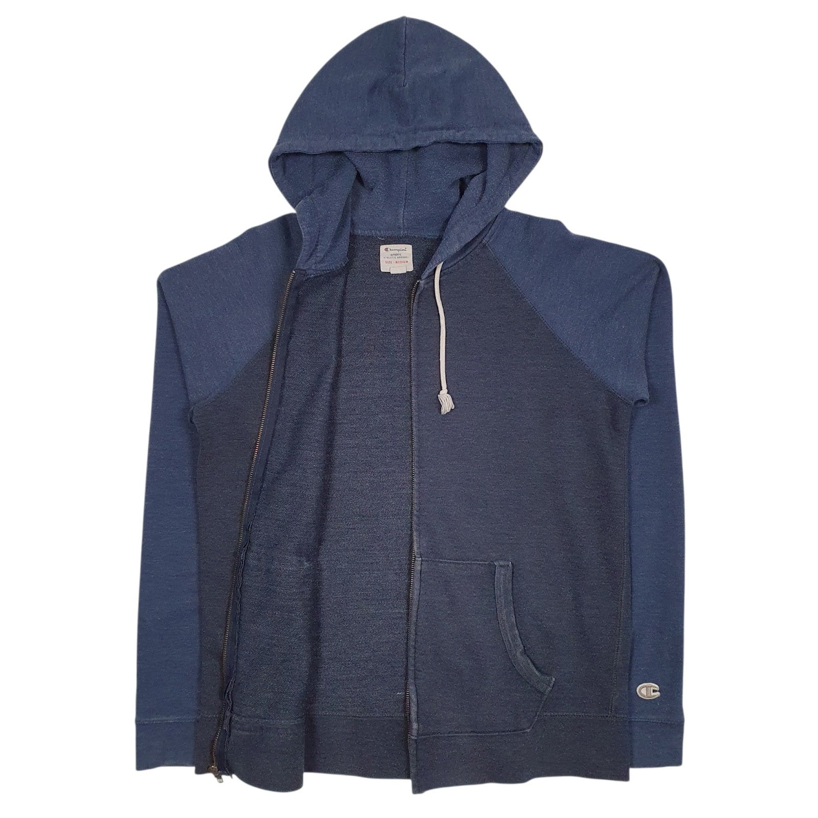 Mens Blue Champion  Full Zip Jumper