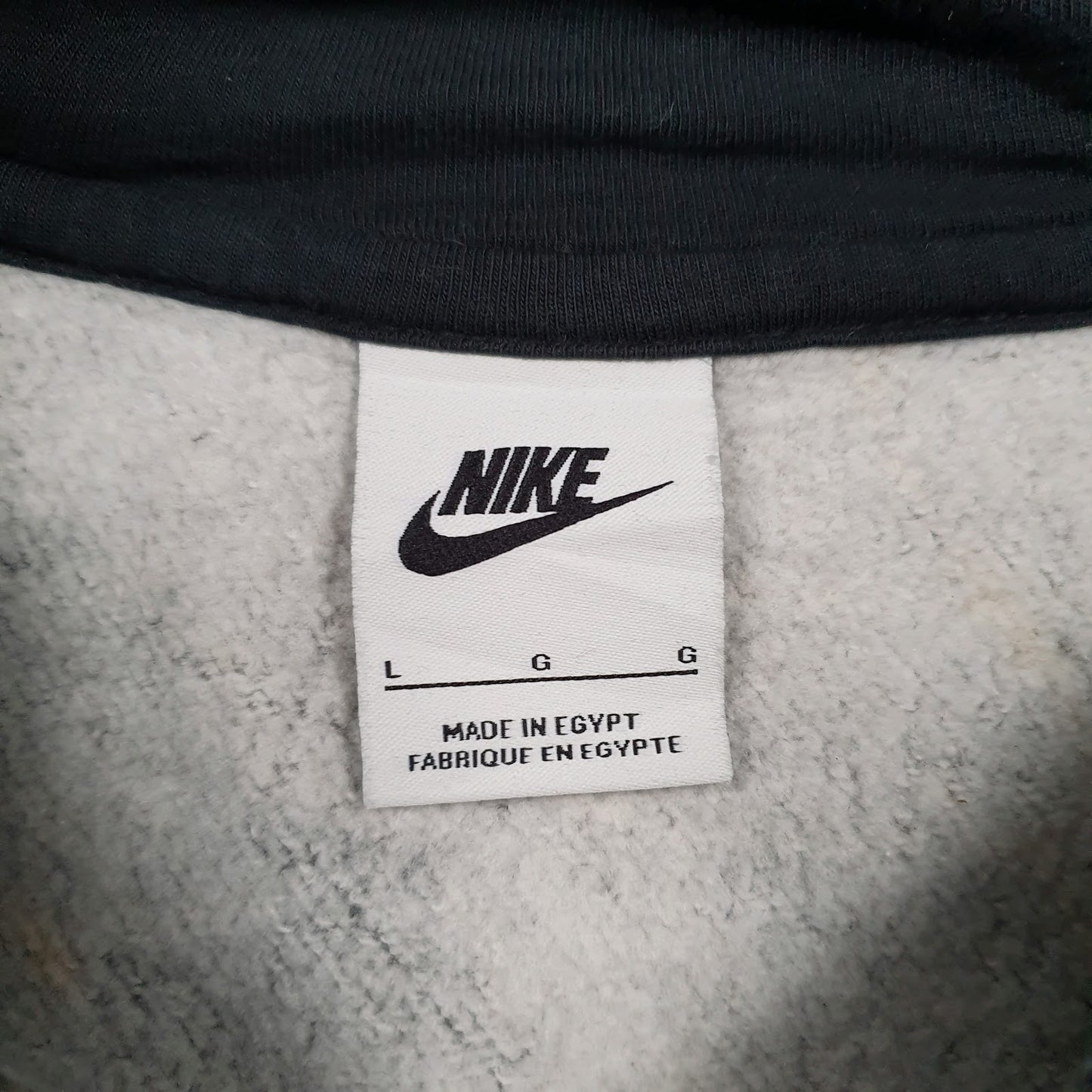 Mens Grey Nike Team Hoodie Jumper