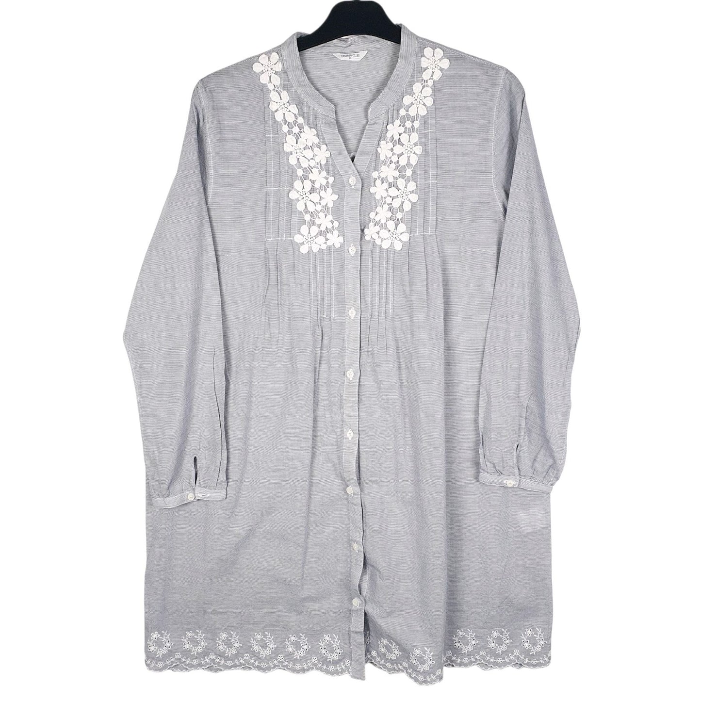 Womens Blue Cinema Club  Long Sleeve Dress