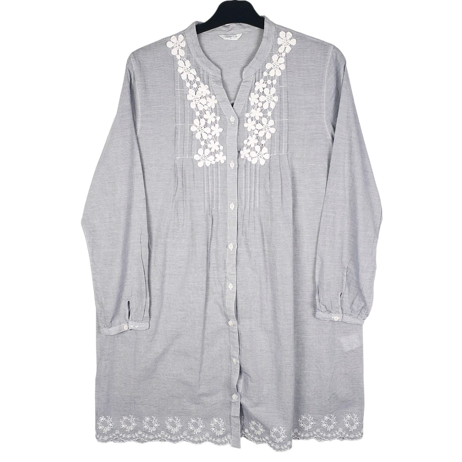 Womens Blue Cinema Club  Long Sleeve Dress
