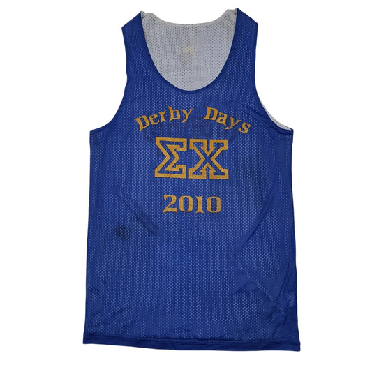 Mens Blue Unbranded Derby Days Vest Sleeveless T Shirt