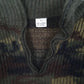 Womens Green Unbranded Camo Camouflage Army Military Quarter Zip Jumper