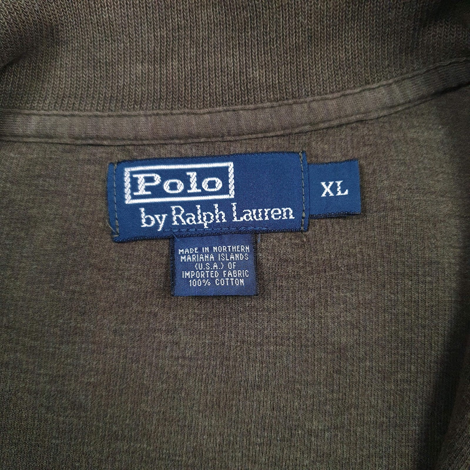 Mens Green Polo Ralph Lauren  Quarter Zip Jumper