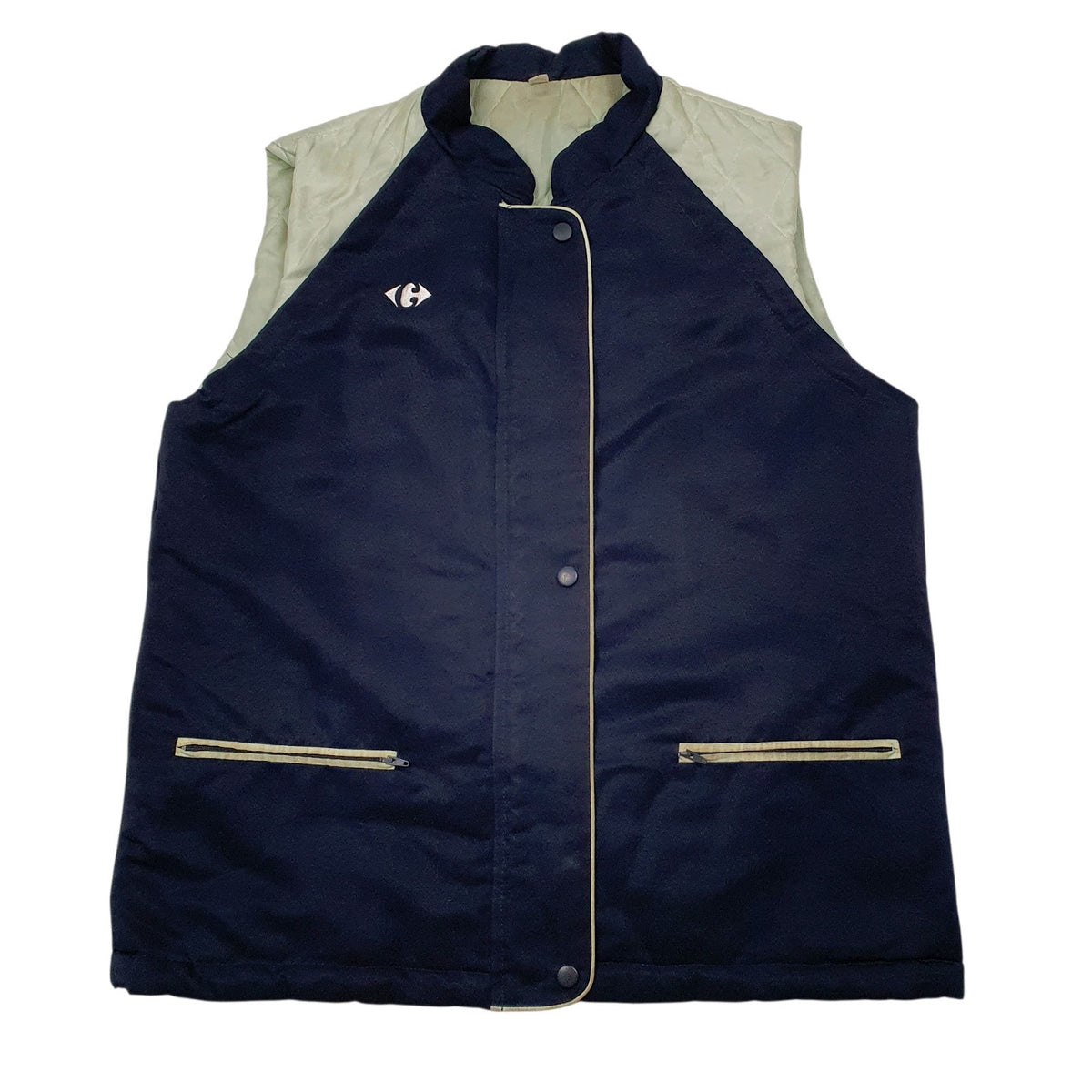 Mens Navy Carrefour Padded  Coat