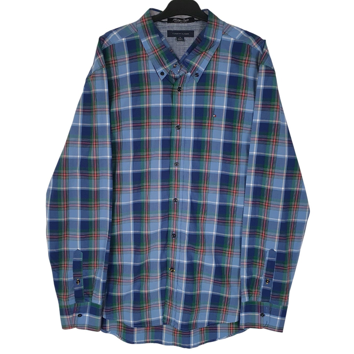 Mens Blue Tommy Hilfiger  Long Sleeve Shirt