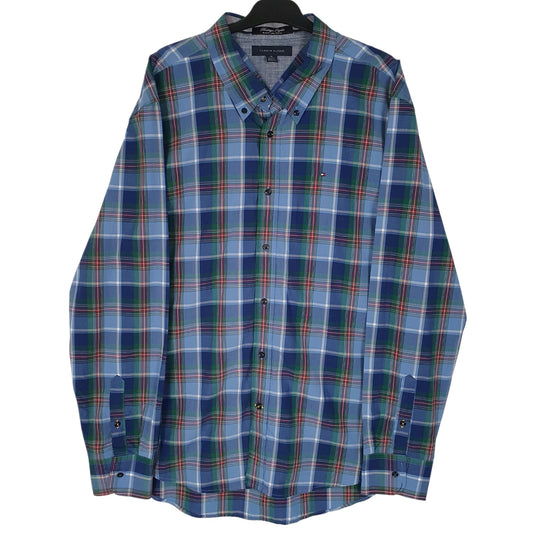 Mens Blue Tommy Hilfiger  Long Sleeve Shirt