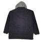 Mens Navy Wrangler Hooded Chore  Coat