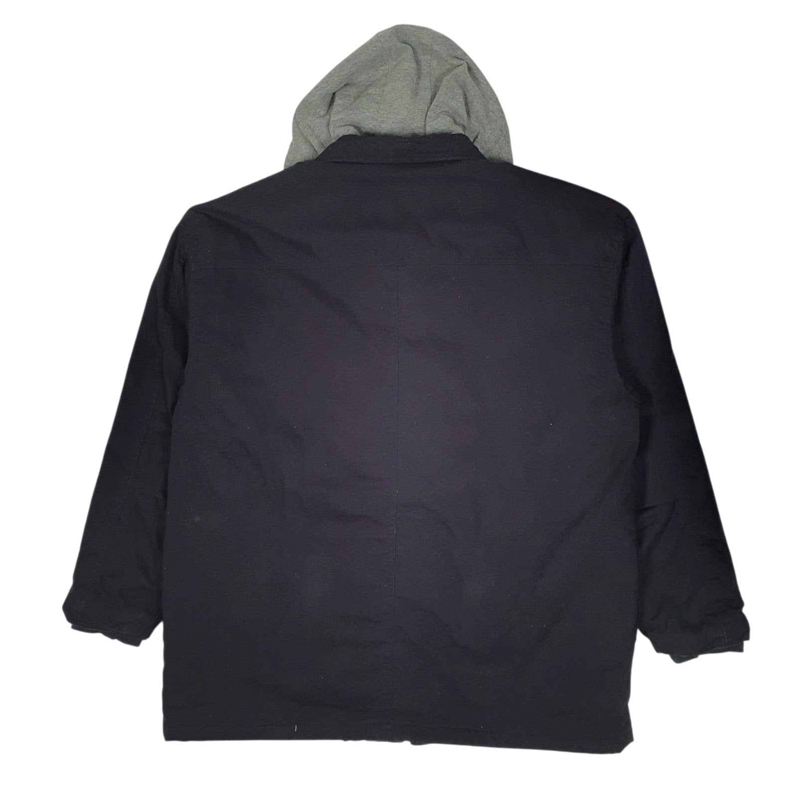 Mens Navy Wrangler Hooded Chore  Coat