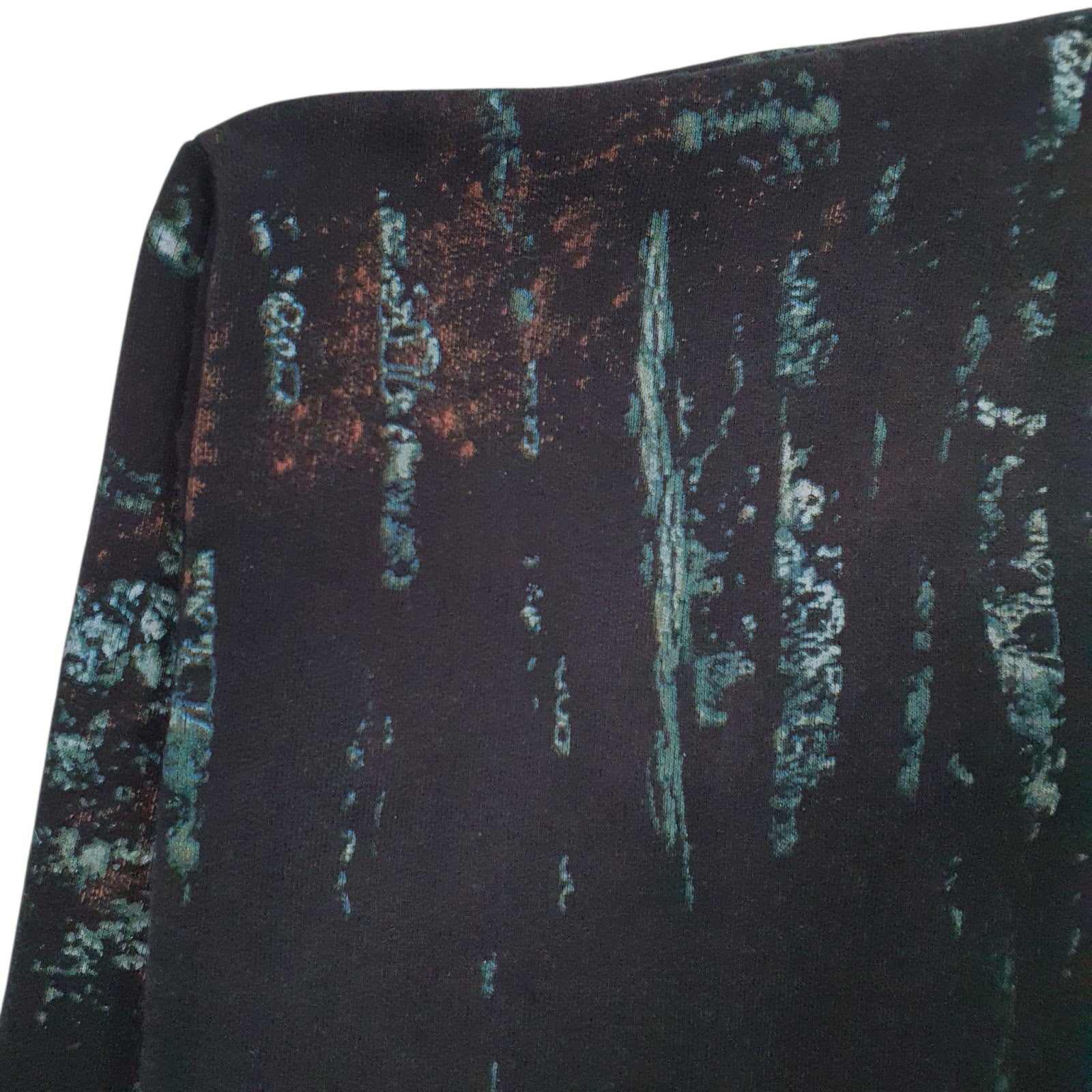 Mens Black Artisan Graphic Henley Vintage 90s Made In USA Quarter Zip Jumper