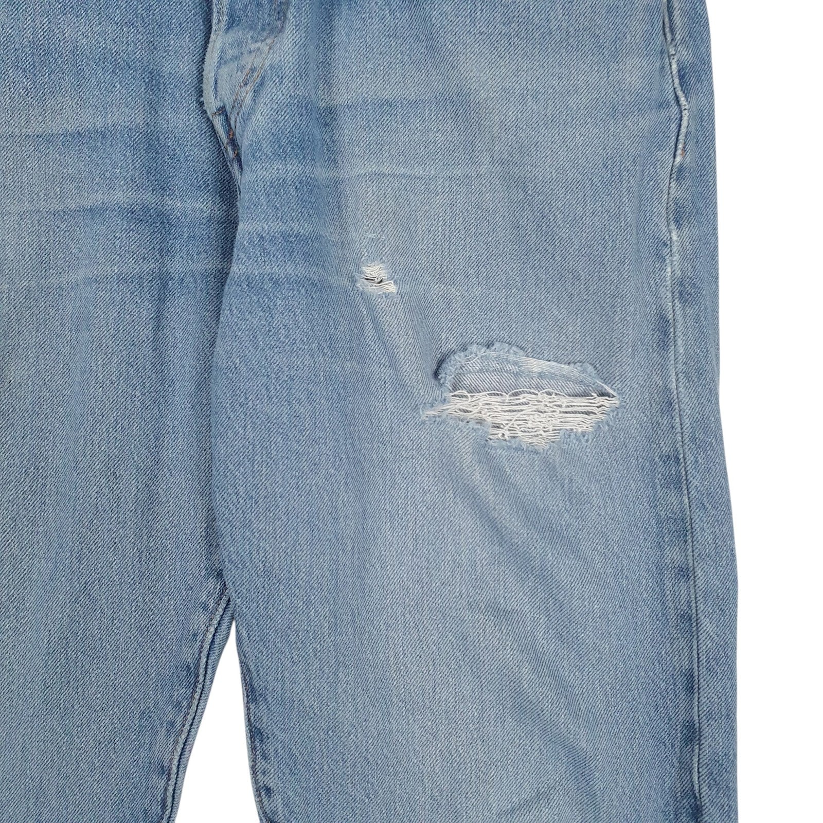Mens Blue Levis Distressed  Jeans