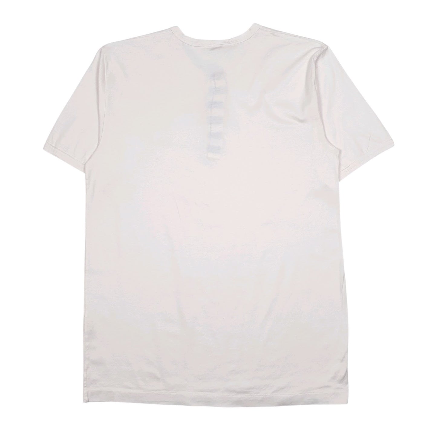 Mens White Fila Henley  T Shirt