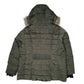 Womens Green Nautica Parka Crewneck Coat