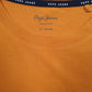 Mens Orange Peper Jeans Spellout  T Shirt