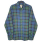 Mens Green L.L.Bean Flannel Long Sleeve Shirt