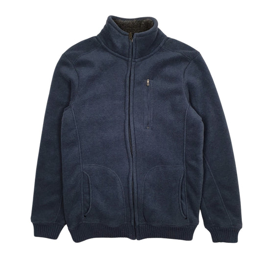 Mens Navy Cedarwood State Sherpa Lined Full Zip Jumper