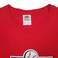 Mens Red Fruit Of The Loom Cancer  T Shirt