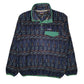 Mens Navy Patagonia Synchilla Aztec Quarter Zip Jumper