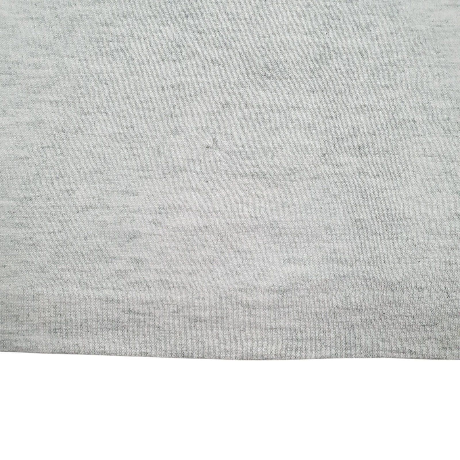 Mens Grey Fruit Of The Loom Vintage 90s Made In USA Hoodie T Shirt