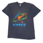 Mens Grey Diadora Vintage Spellout Short Sleeve T Shirt