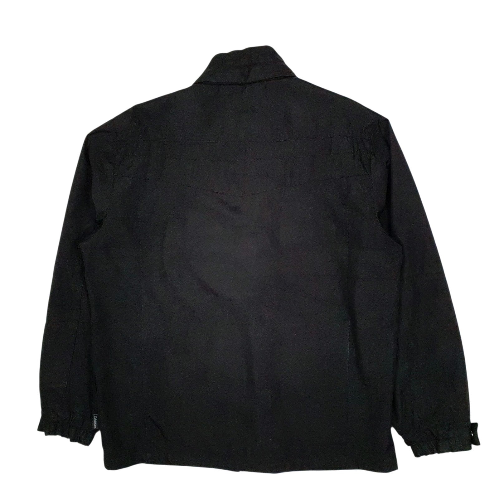 Mens Black Calvin Klein Windbreaker  Coat