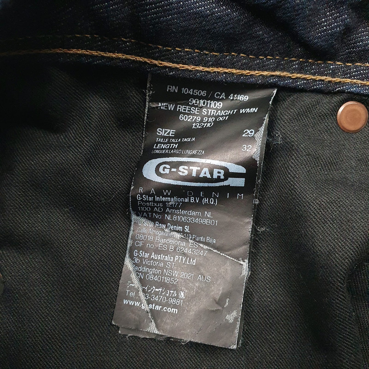 Womens Blue G-Star   Jeans