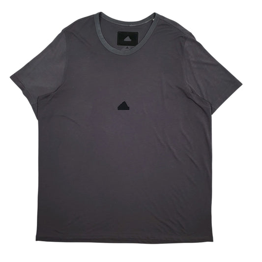 Mens Grey Adidas  Short Sleeve T Shirt