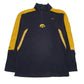 Mens Black Nike Vintage Teams Iowa Hawkeyes Quarter Zip Jumper
