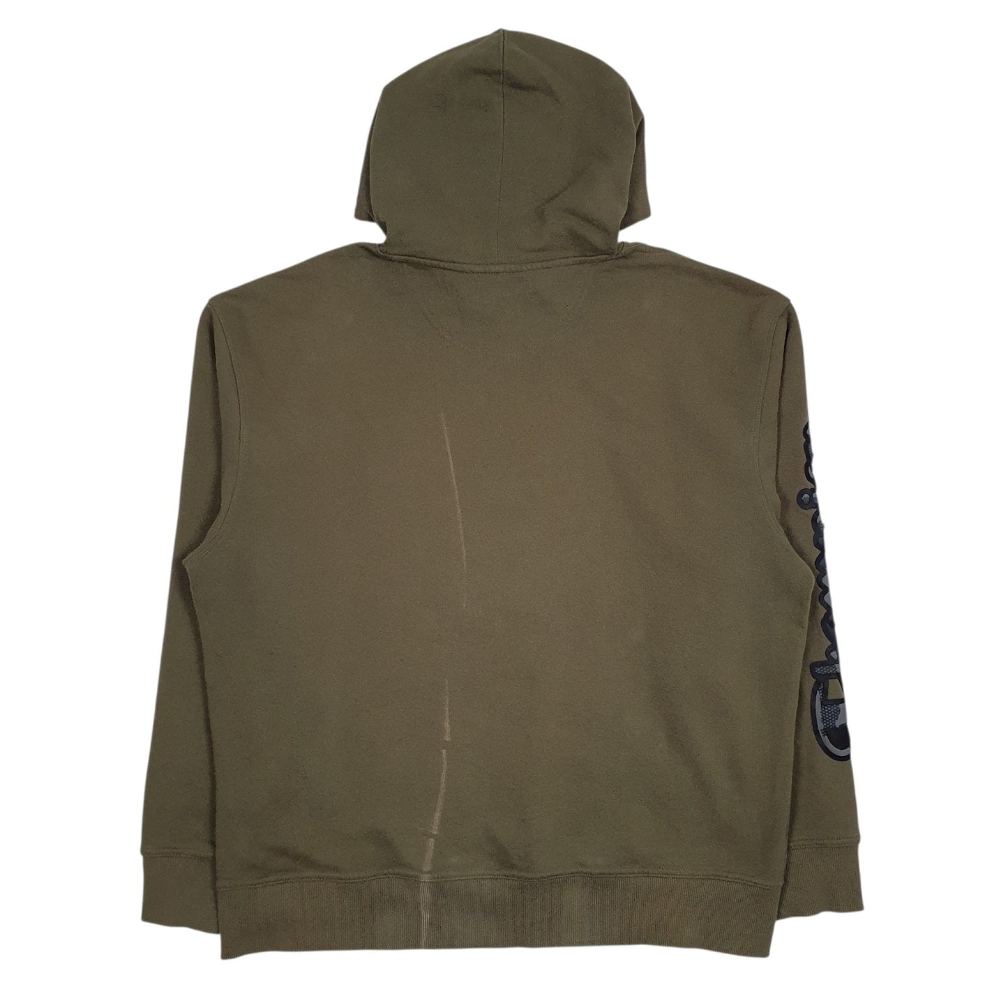 Mens Green Champion  Hoodie Jumper