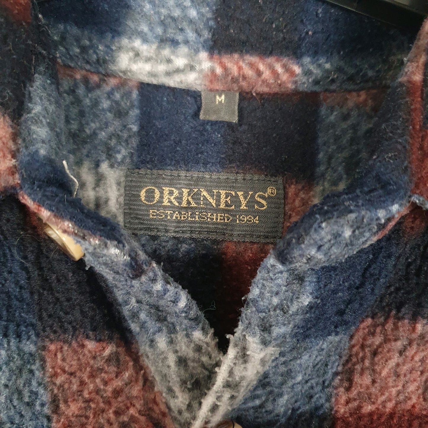 Mens Grey Orkneys Flannel  Shirt