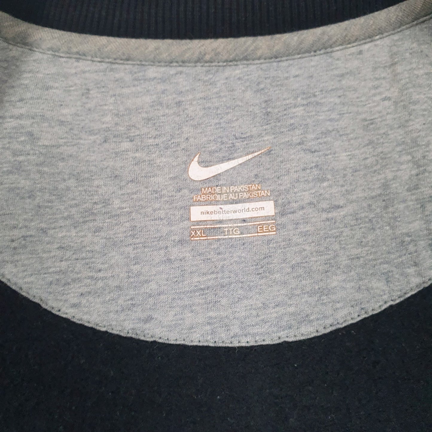 Mens Black Nike  Full Zip Jumper