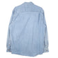 Mens Blue Wrangler  Full Zip Shirt