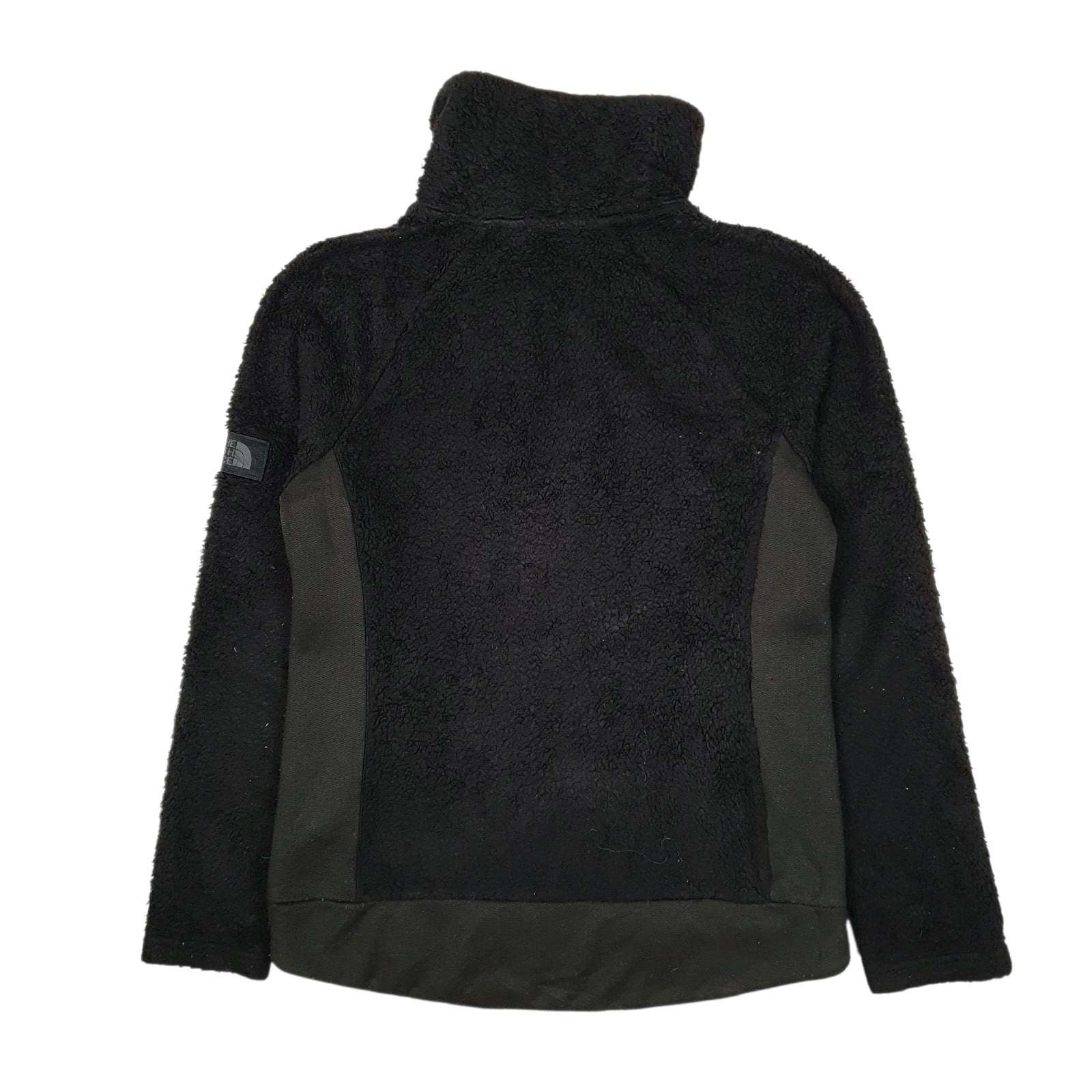Womens Black The North Face Fluffy Full Zip Jumper