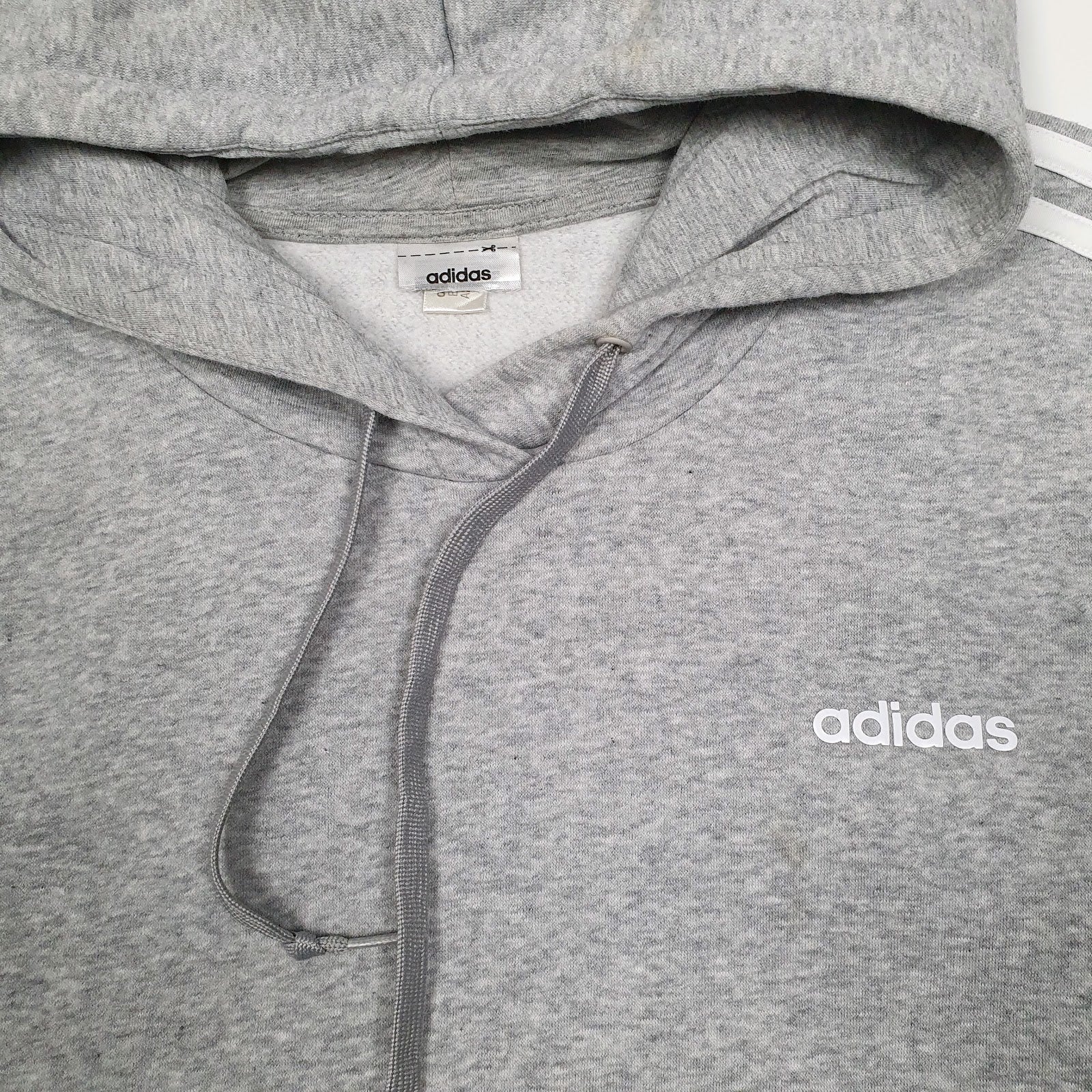 Mens Grey Adidas  Hoodie Jumper