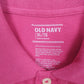 Mens Pink Old Navy   Polo Shirt