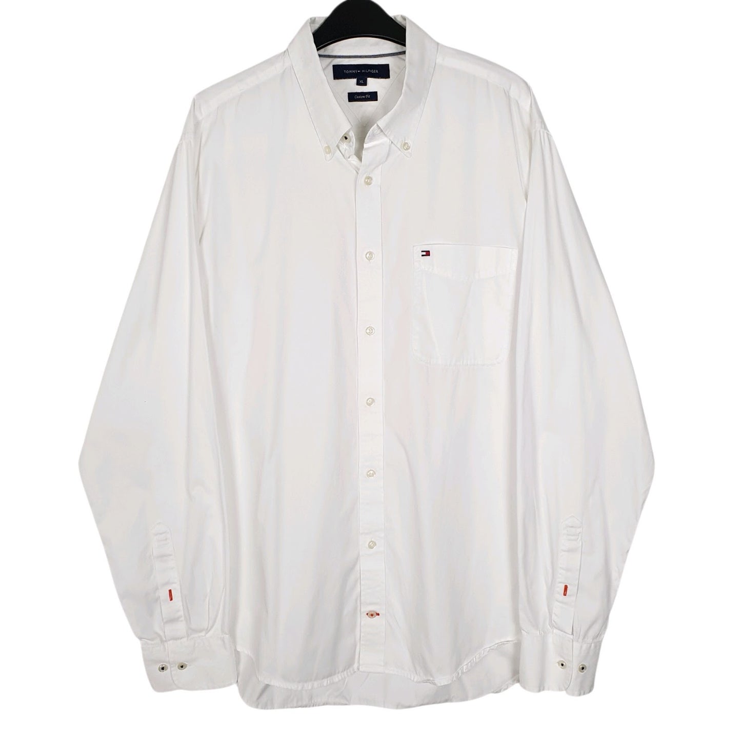 Mens White Tommy Hilfiger  Long Sleeve Shirt