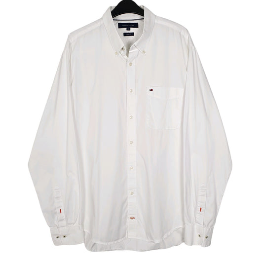 Mens White Tommy Hilfiger  Long Sleeve Shirt