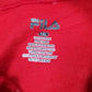 Mens Red Fila Spellout Hoodie Jumper