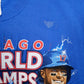 Mens Blue Gildan MLB Chicago World Series  T Shirt