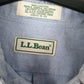 Mens Blue L.L.Bean Vintage 90s  Shirt
