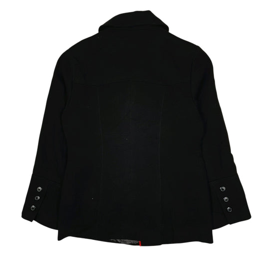 Womens Black Levis Duffle Pea Coat  Coat