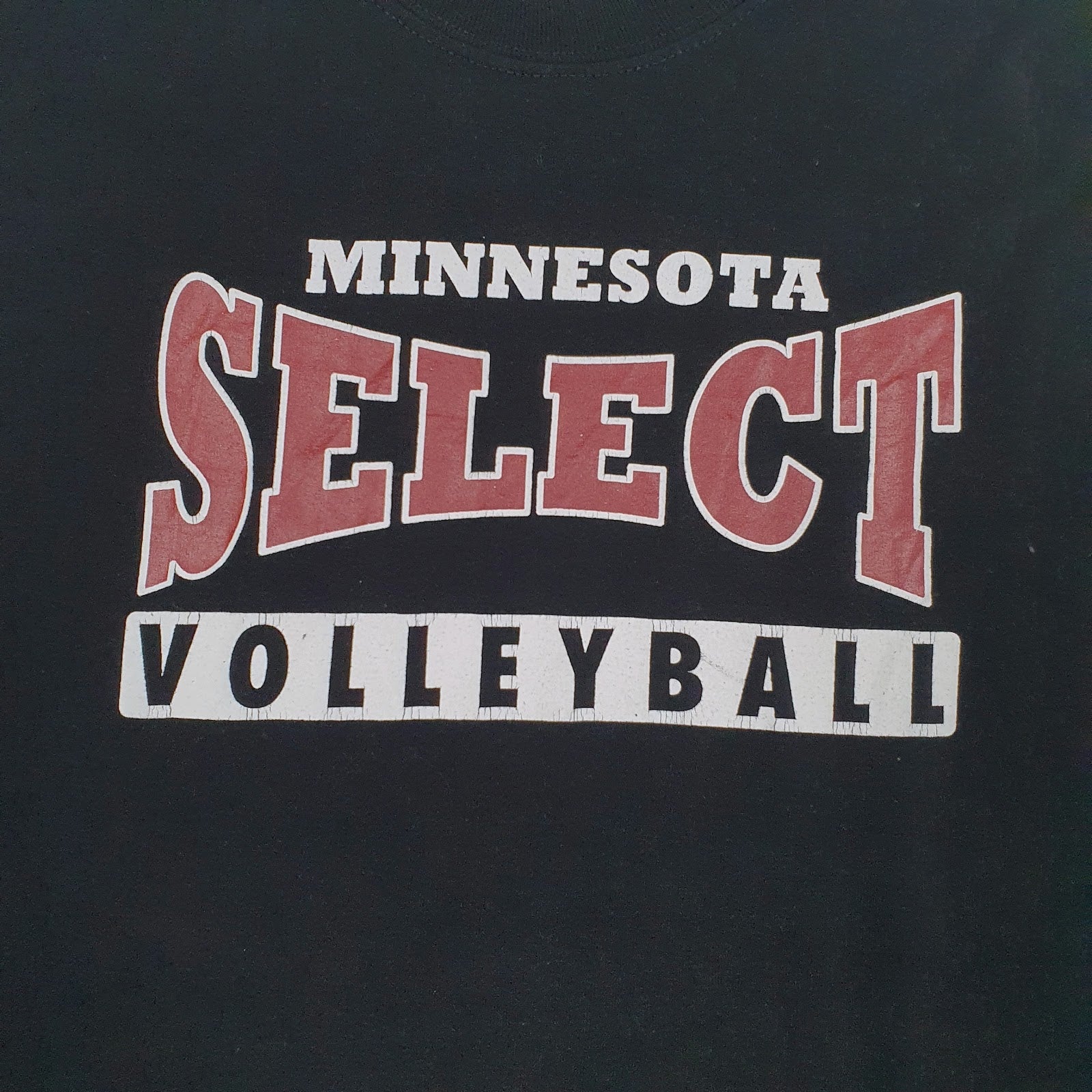 Mens Black Gildan Minnesota Select Volleyball  T Shirt
