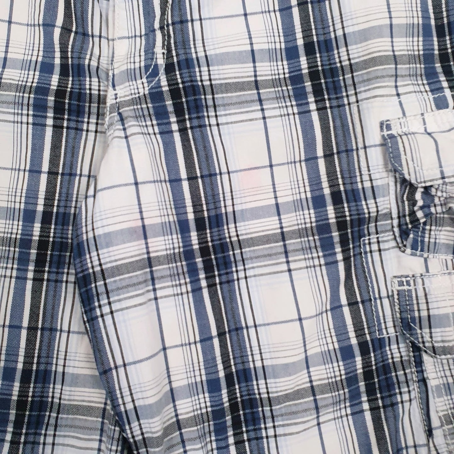 Mens White Lee Dungarees  Shorts