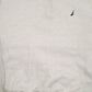 Mens Beige Nautica  Quarter Zip Jumper